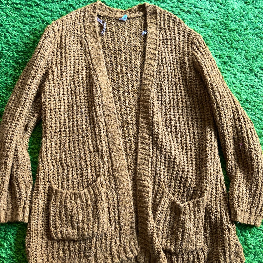 Chunky Gold Wishlist Cardigan
